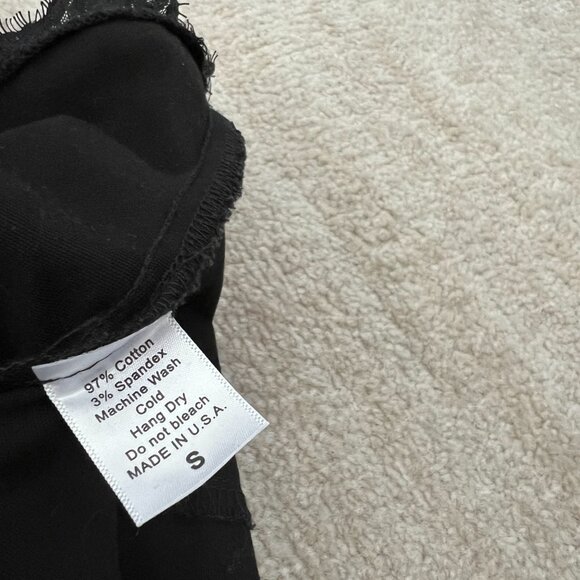 Elegant Black Lace Trim Skirt - Picture 11 of 11